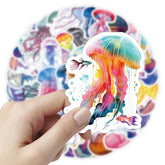 Sticker-Set - Quallen (10/30/50 Stück)
