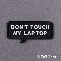 Bügelaufkleber - Slogans zum Aufbügeln