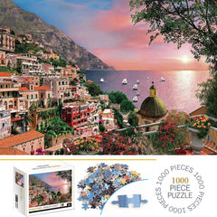 1000 Teile Puzzle - Positano AmalfikĂĽste