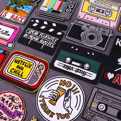 Bügelaufkleber - Kamera