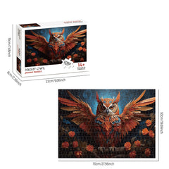 1000 Teile Puzzle - Nachteule