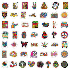 Sticker‑Set - Hippie Graffiti‑Sticker (10‑53 Stk.)