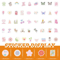 Sticker‑Set - VSCO Cartoon‑Sticker Mix (10‑100 Stk.)