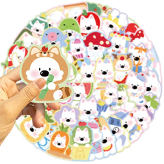 Sticker-Set - West Highland Terrier (10/30/50 Stück)