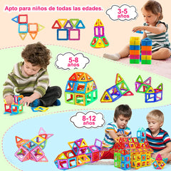 Magnetbausteine - Großes & Mini-Set für Kinder