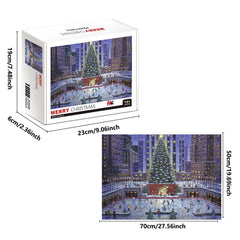 1000 Teile Puzzle - Frohe Weihnachten