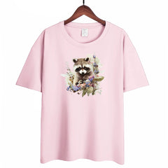 Bügelaufkleber - 15cm Kleiner Waschbär