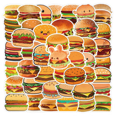 Sticker‑Set - Hamburger Meme‑Sticker (10‑55 Stk.)