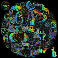 Sticker-Set - 100 Magische Welt Holografisch