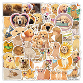 Sticker-Set - Golden Retriever (10/30/54 Stück)