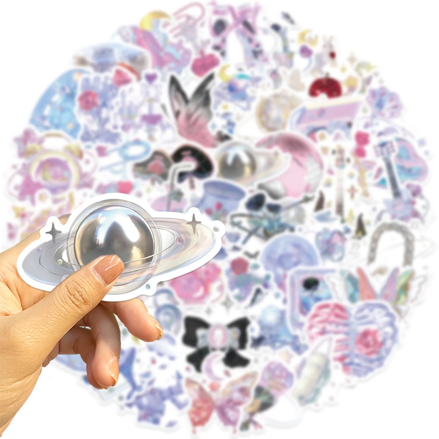 Sticker‑Set - Traumhafte Kristall‑Sticker (10‑50 Stk.)