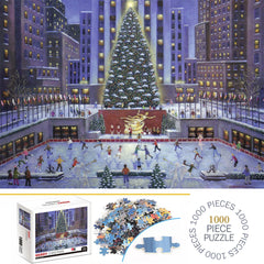 1000 Teile Puzzle - Frohe Weihnachten