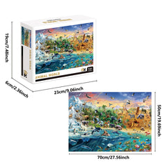 1000 Teile Puzzle - Tierwelt