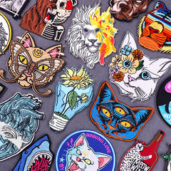 Bügelaufkleber - Löwenkatze