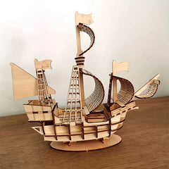 3D Holz-Puzzle - Schiffsmodell