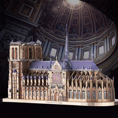 3D Metall-Puzzle - Notre Dame