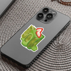 Sticker‑Set - Dessert‑Sticker Matcha Kuchen (10‑50 Stk.)