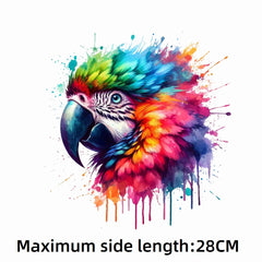 Bügelaufkleber - Regenbogenvögel