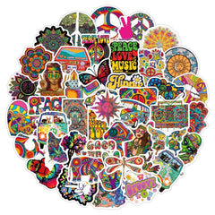 Sticker‑Set - Hippie Graffiti‑Sticker (10‑53 Stk.)