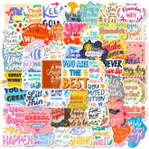 Sticker-Set - 50 Motivierende Aufkleber