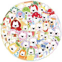 Sticker-Set - West Highland Terrier (10/30/50 Stück)