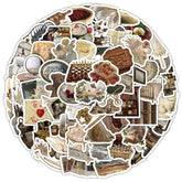 Sticker‑Set - Retro Nordic Royal‑Sticker (10‑100 Stk.)