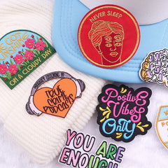 Bügelaufkleber - Power Schrift