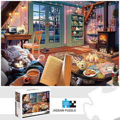 1000 Teile Puzzle - Moraine-See