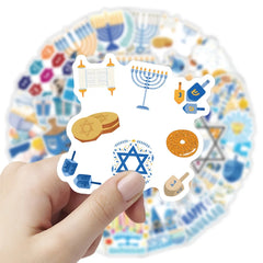 Sticker‑Set - Hanukkah Graffiti‑Sticker (10‑50 Stk.)
