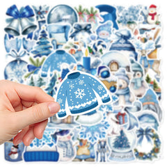 Sticker‑Set - Winter‑Sticker Blaues Set (10‑50 Stk.)