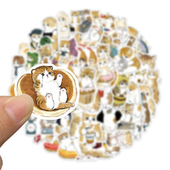 Sticker-Set - 64 Niedliche Katzen