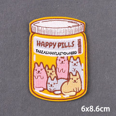 Bügelaufkleber - Pilz