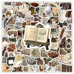 Sticker‑Set - Retro Nordic Royal‑Sticker (10‑100 Stk.)