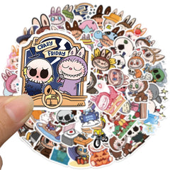 Sticker-Set - 50 Labubu Cartoon