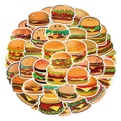 Sticker‑Set - Hamburger Meme‑Sticker (10‑55 Stk.)