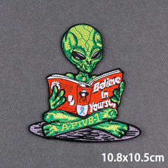 Bügelaufkleber - Alien