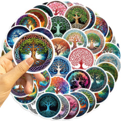 Sticker-Set - Lebensbaum (10/30/50 Stück)