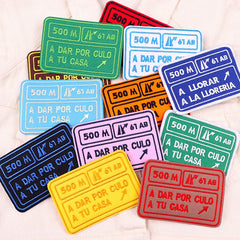 Bügelaufkleber - Iron