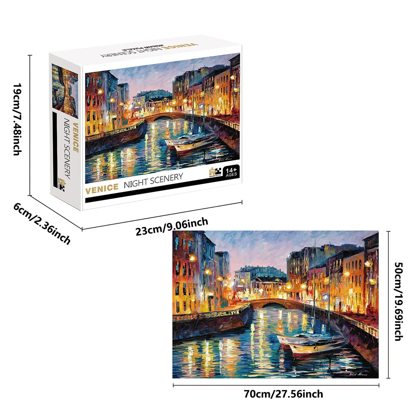 1000 Teile Puzzle - Einhorn