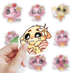 Sticker-Set - Kawaii Katzen (10/30/70 Stück)