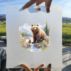 Bügelaufkleber - 15cm Waldtiere