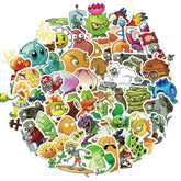 Sticker-Set - 50 Pflanzen gegen Zombies