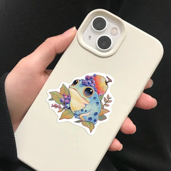 Sticker-Set - 50 Niedliche Frösche