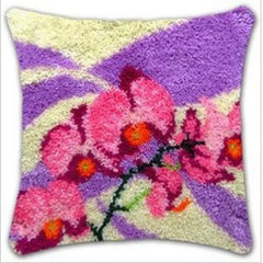 Knüpfset - Schmetterling Blumenkissen Knüpf‑ & Stick‑Set