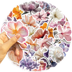 Sticker-Set - Blühende Blumen (10/30/50 Stück)