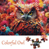 1000 Teile Puzzle - Bunte Eule