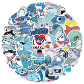 Sticker-Set - 50 Haie