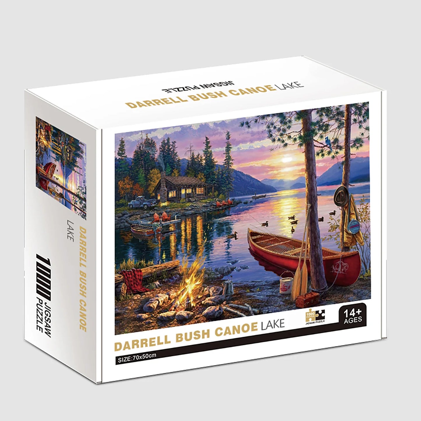 1000 Teile Puzzle - Darrell Bush Kanufahrt
