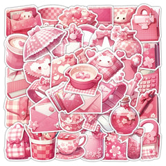 Sticker‑Set - Handpaint INS‑Style Graffiti‑Sticker (10‑50 Stk.)