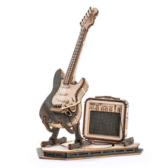 3D Holz-Puzzle - Elektrische Gitarre